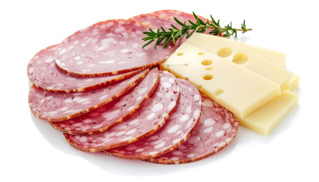 Deli Style Sliced Bologna Meat and Cheese for a Tasty Sandwich