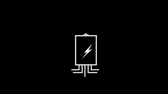 electric panel icon vector design template simple and clean.