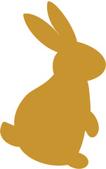 Traditional Korean Moon Rabbit Silhouette Illustration 달토끼 실루엣 일러스트 © easy_jerry
