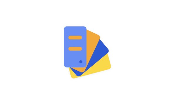 Blue and yellow notebook with checklist