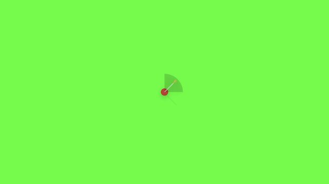 Red Bullseye Target Animation with Arrow Hitting the Center for Goal Achievement, Precision, Focus, Strategy and Performance Objectives
