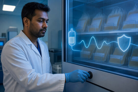 Platelet agitator storage monitoring