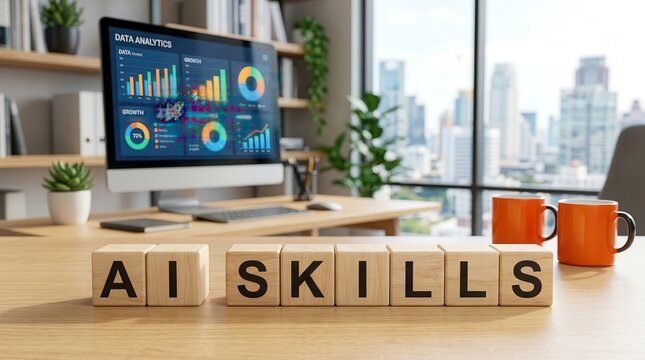 Employee upskilling and automation readiness using practical artificial intelligence and AI skills.