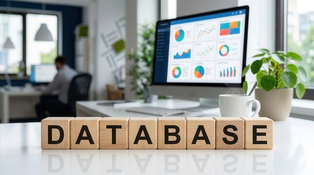 Business intelligence dashboards and database management using SQL data storage and information architecture.