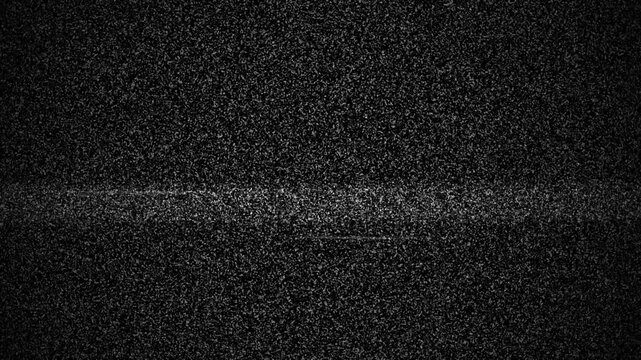Tv screen noise as grainy black and white digital television signal. Perfect for illustrating technical issues, communication problems, digital disruption.