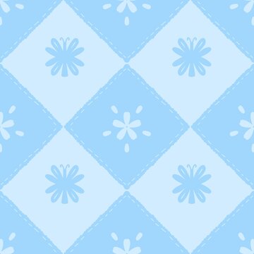 seamless pattern with snowflakes