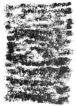 Black Grunge Paint Texture Overlay for Redaction and Censorship, PNG asset.