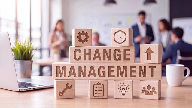 Change management strategy for organizational transition workforce adaptation and business process transformation