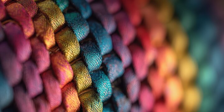 Artistic abstraction of textured colors exploring themes of creativity and design, bridging the gap between virtual and real experiences