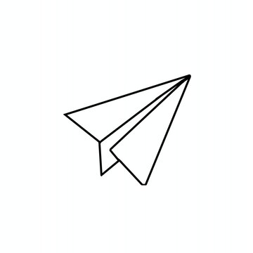 paper plane vector illustration