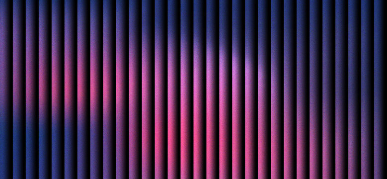 Purple and pink vertical stripes with grainy texture, abstract background for creative digital art and design.