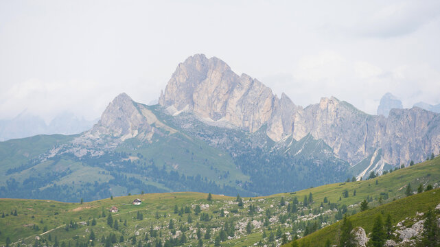  Mountain Peak View Passo Giau in the Dolomites 