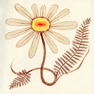 Abstract flower art