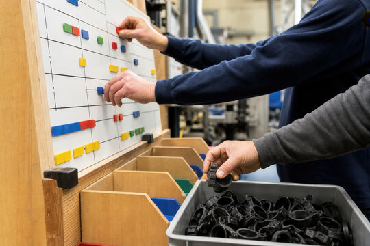 Supplier Capacity Planning and Process Mapping Board