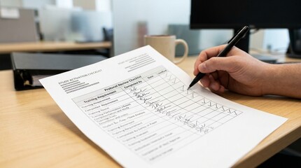 Obraz premium Protocol review checklist confirming all training requirements are met before study activation.