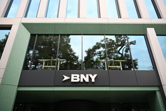 BNY Office Building in Wroclaw with Corporate Logo