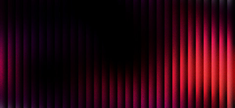 Abstract dark background texture featuring vertical columns with deep magenta and crimson light transitions used for luxury brand marketing or high end design.