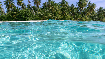 Fototapeta premium tropical sandy beach paradise