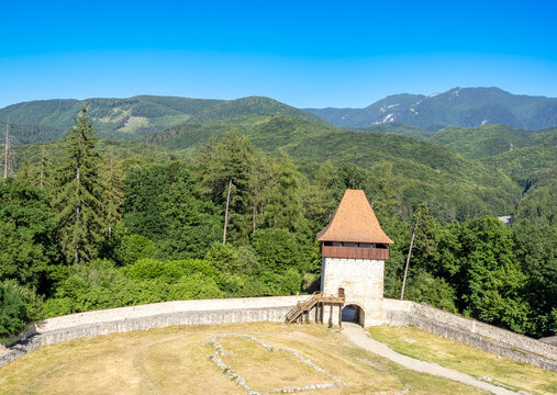 Rasnov Fortress in Romania