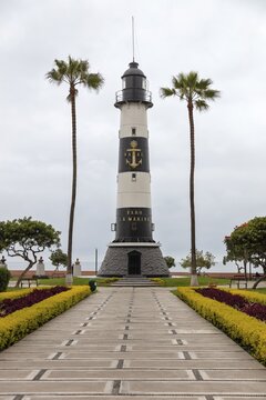 Lighthouse, Faro La Marina, Lima, Peru