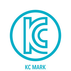 Fototapeta premium KC MARK VECTOR LOGO