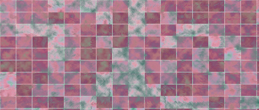 Colorful pixel art mosaic background texture