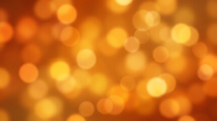Fototapeta premium Golden blurred lights creating magical glowing bokeh effect for festive holiday backgrounds and warm artistic textures