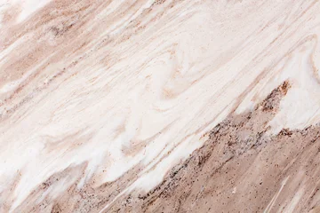 Fotobehang Marmer Beige marble stone slab with soft diagonal veining pattern  © Dmytro Synelnychenko