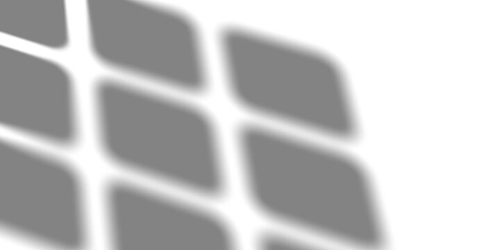 Abstract Grid Shadow Pattern on White Wall