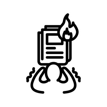 Economic Doomscrolling Stress - Negative economic news anxiety icon
