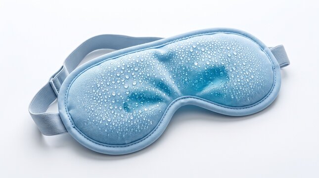 Reusable cooling eye mask. Gel bead sleep mask for puffy eyes and dark circles relief.
