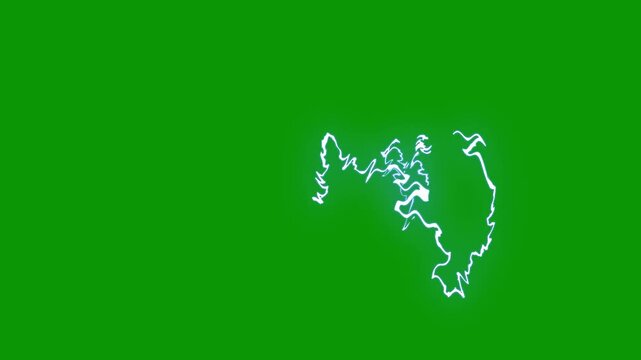 Powerful lightning striking, neon thunder streaks trail loop, animation flash thunder faster on green screen, dynamic animated electric lightning bolt overlay transition  transparent 4K video.