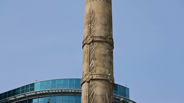 Angel of Independence Column Detail With Matamoros Inscription Mexico City