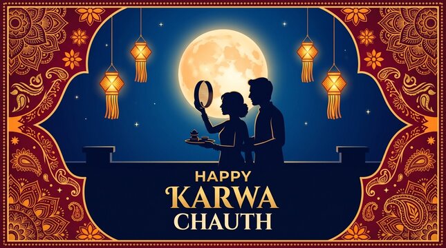 Happy Karwa Chauth Festival.