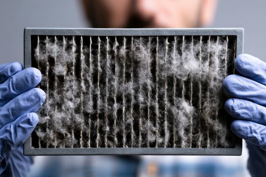 Air quality hazard with dirty furnace filter