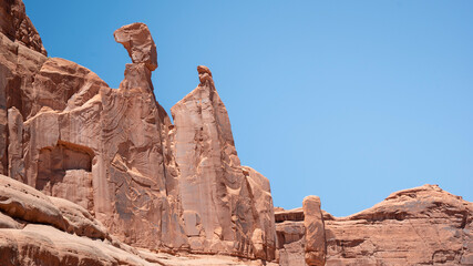 Rocky statues in Arches National Park © Ryan