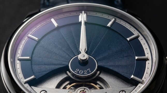 Vintage analog clock face closeup details.