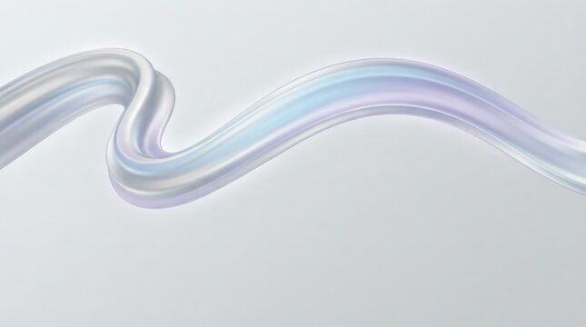 A smooth white toothpaste swirl isolated on a clean light grey background representing dental hygiene and oral health care