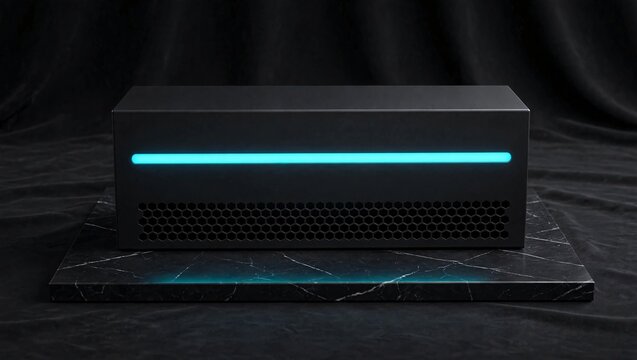 Hardware Security Module Server Enclosure with Cyan LED