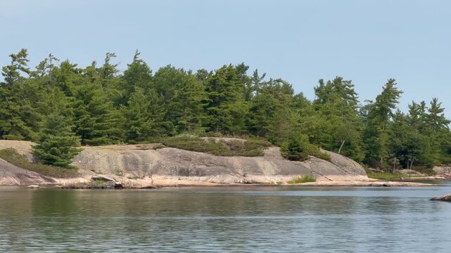 boatign in Indian Harbour, Georgian Ontario Canada