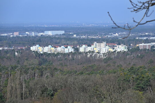 Blick nach Darmstadt-Eberstadt