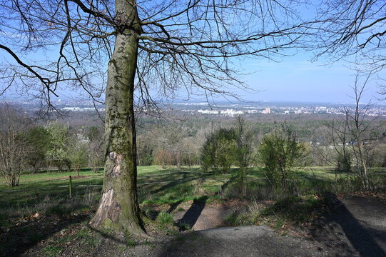 Blick nach Darmstadt-Eberstadt