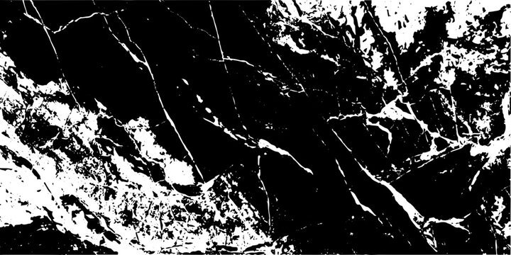 Scratched and Cracked Grunge Urban Background Texture Vector. Dust Overlay Distress Grainy Grungy Effect. Distressed Backdrop Vector Illustration. Isolated Black on White Background.