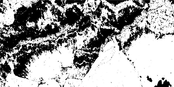 Scratched and Cracked Grunge Urban Background Texture Vector. Dust Overlay Distress Grainy Grungy Effect. Distressed Backdrop Vector Illustration. Isolated Black on White Background.