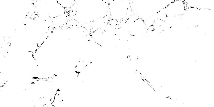 Monochrome texture composed of irregular graphic elements. Distressed uneven grunge background. Abstract vector illustration. 
