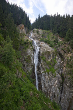 The Klammbach rises directly from the Rieserferner Glacier and flows into Antholz Mittertal in South Tyrol, Italy.
