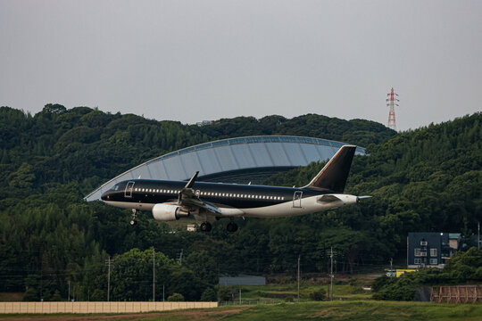 Beautiful Sunset Light at Fukuoka Airport