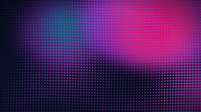 Abstract halftone dots gradient moving background