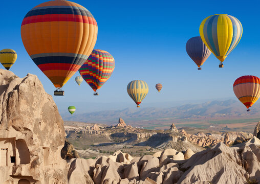 Passeio de Bal&atilde;o, Cappad&oacute;cia, Turquia