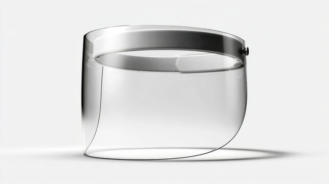 Medical protective face shield product render on white